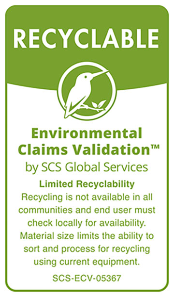 A picture of the environmental claims validation logo.