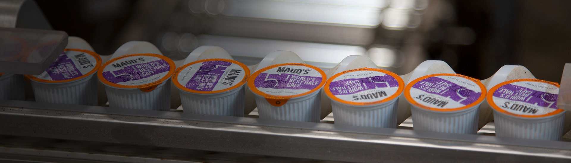 Maud's K-Cups on the production line
